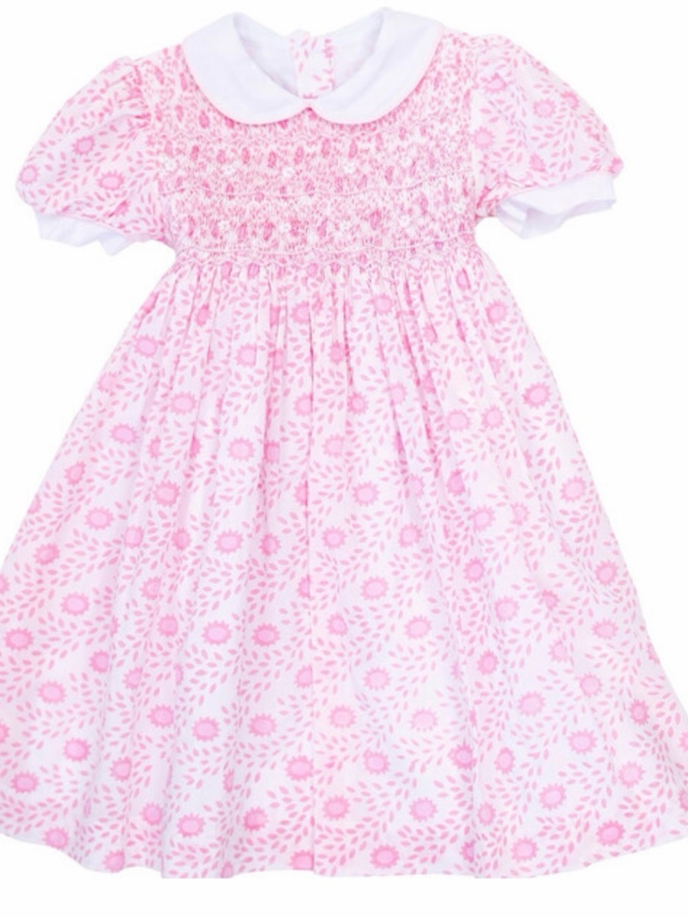 Julia Amory X Smockingbird Pink Dahlia Dress Girls Size 2 Nwt